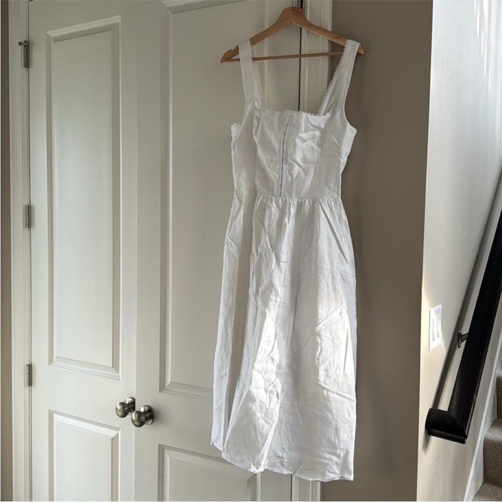 Reformation Tagliatelle Linen Dress